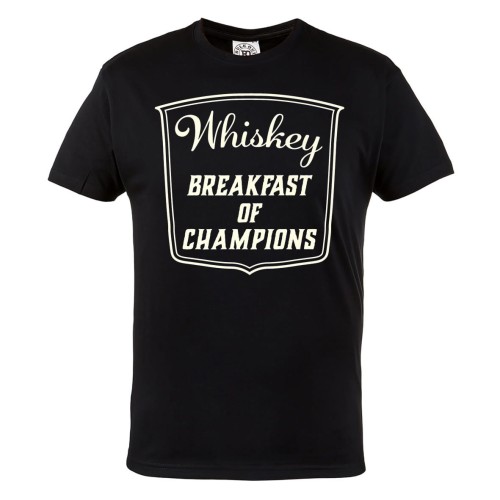 KOSZULKA MĘSKA WHISKY WHISKEY BREAKFAST OF CHAMPIONS ŚNIADANIE MISTRZÓW 1