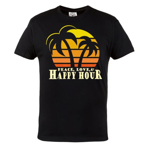 KOSZULKA MĘSKA WHISKY WHISKEY PEACE LOVE AND HAPPY HOUR