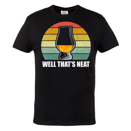 KOSZULKA MĘSKA WHISKY WHISKEY KONIAK WELL THAT'S NEAT 1