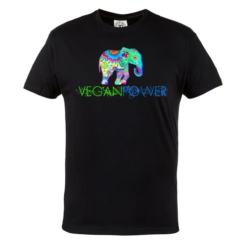 MĘSKA KOSZULKA DLA WEGETARIANINA WEGETARIANIZM WEGANIZM VEGAN POWER 1