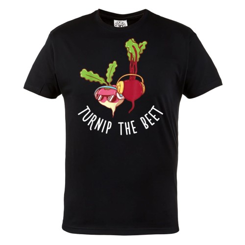 MĘSKA KOSZULKA DLA WEGETARIANINA Z ZABAWNYM NADRUKIEM WEGETARIANIZM WEGANIZM VEGAN TURNIP THE BEET 1