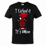 KOSZULKA MĘSKA DEADPOOL MARVEL I LICKED IT IT'S MINE
