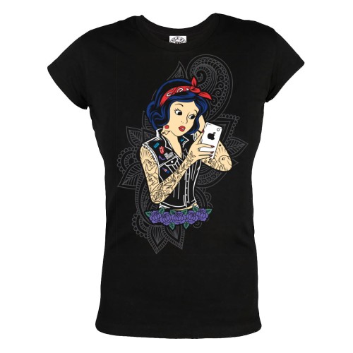 KOSZULKA NA DZIEŃ KOBIET KSIĘŻNICZKA KRÓLEWNA ŚNIEŻKA THE ROLLING STONES TATUAŻE 1