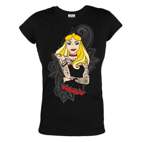 KOSZULKA NA DZIEŃ KOBIET KSIĘŻNICZKA ŚPIĄCA KRÓLEWNA TATUAŻE 1