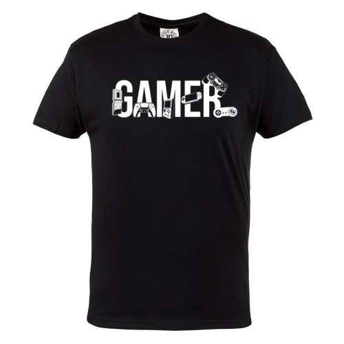 KOSZULKA GAMINGOWA DLA GRACZA GAMER GRY VIDEO KONSOLA GAMEPAD 1