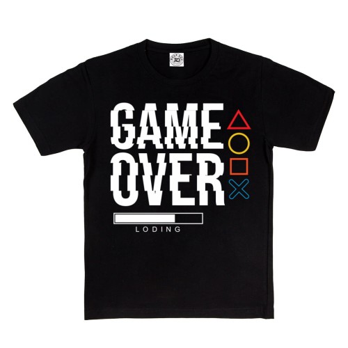 DZIECIĘCA KOSZULKA GAMINGOWA DLA GRACZA VIDEO GAMES KONIEC GRY GAME OVER 1