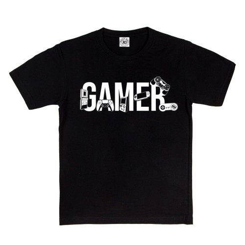 DZIECIĘCA KOSZULKA GAMINGOWA DLA GRACZA VIDEO GAMER GAMEPAD