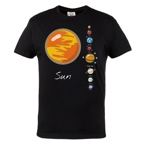 KOSZULKA MĘSKA ASTRONOMIA UKŁAD SŁONECZNY ASTRONOM SOLAR SYSTEM SŁOŃCE PLANETY 1