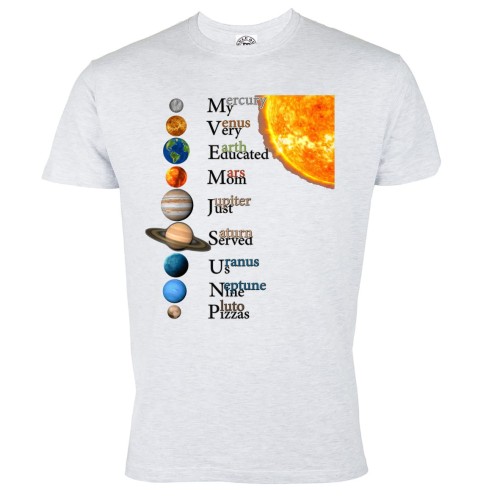 KOSZULKA MĘSKA ASTRONOMIA UKŁAD SŁONECZNY ASTRONOM PLANETY SŁOŃCE SOLAR SYSTEM 1