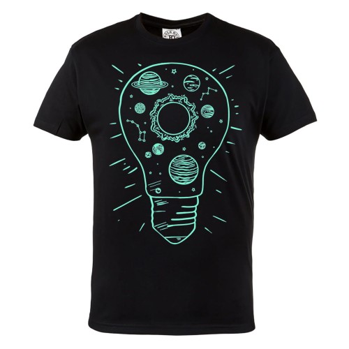 KOSZULKA MĘSKA ASTRONOMIA UKŁAD SŁONECZNY ASTRONOM PLANETY GWIAZDY ŻARÓWKA