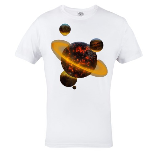 KOSZULKA MĘSKA ASTRONOMIA UKŁAD SŁONECZNY ASTRONOM SATURN 1