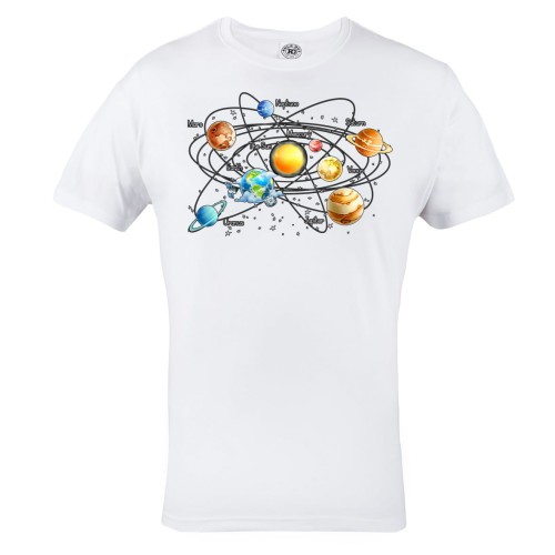 KOSZULKA MĘSKA ASTRONOMIA UKŁAD SŁONECZNY ASTRONOM PLANETY SOLAR SYSTEM GALAKTYKA GALAXY