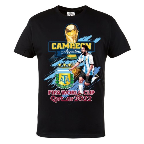 KOSZULKA MĘSKA PIŁKARSKA ARGENTYNA MISTRZ LIONEL MESSI 1