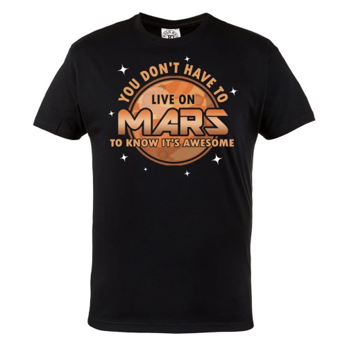 KOSZULKA MĘSKA ASTRONOMIA UKŁAD SŁONECZNY ASTRONOM CZERWONA PLANETA YOU DON'T HAVE TO LIVE ON MARS TO KNOW IT'S AWESOME 1