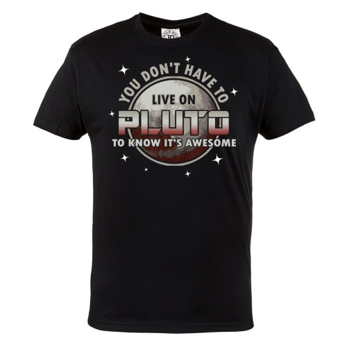 KOSZULKA MĘSKA ASTRONOMIA UKŁAD SŁONECZNY ASTRONOM PLUTON YOU DON'T HAVE TO LIVE ON PLUTO TO KNOW IT'S AWESOME