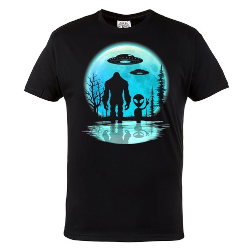 KOSZULKA MĘSKA UFO STATEK KOSMICZNY OBCY ALIEN I YETI 1