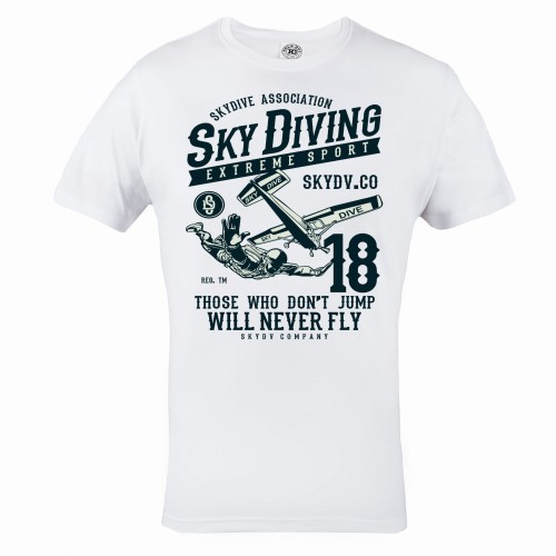 KOSZULKA MĘSKA SKOCZEK SPADOCHRONOWY SKOKI ZE SPADOCHRONEM SKY DIVING EXTREME SPORTS 1
