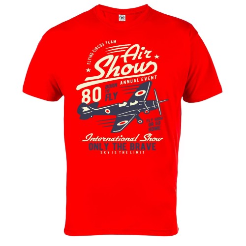 KOSZULKA MĘSKA DLA PILOTA AIR SHOW BORN TO FLY SKY IS THE LIMIT 1