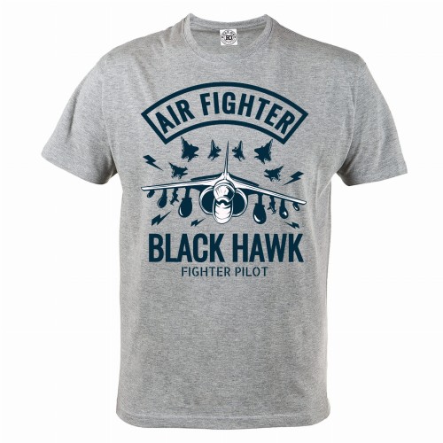 KOSZULKA MĘSKA DLA PILOTA SIŁ POWIETRZNYCH SAMOLOT AIRFIGHTER BLACK HAWK F16 1