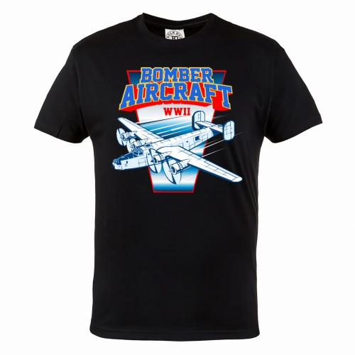 KOSZULKA MĘSKA DLA PILOTA SIŁ POWIETRZNYCH SAMOLOT BOMBER AIRCRAFT WWII 1