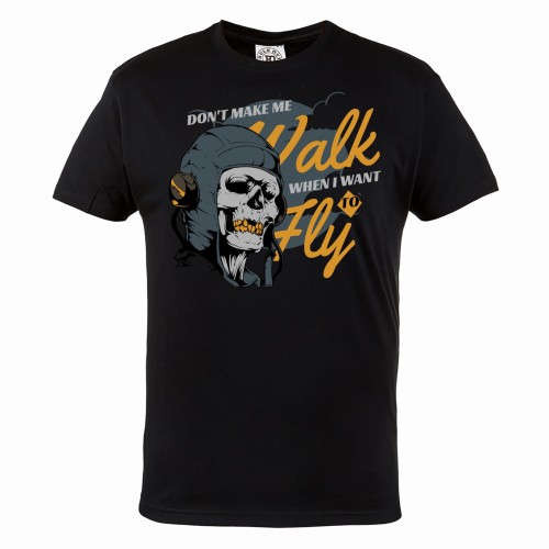 KOSZULKA MĘSKA DLA PILOTA SAMOLOT CZACHA DON'T MAKE ME WALK WHEN I WANT TO FLY 1