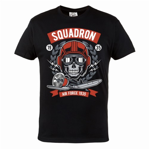 KOSZULKA MĘSKA DLA PILOTA SIŁ POWIETRZNYCH SQUADRON AIR FORCE 1935 SAMOLOT CZACHA 1