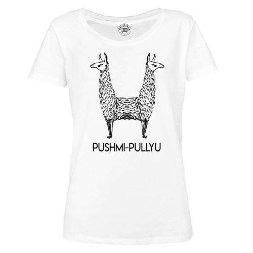 KOSZULKA DAMSKA JOGA YOGA FITNESS MEDYTACJA RELAKS LAMA PUSHMI-PULLYU 1