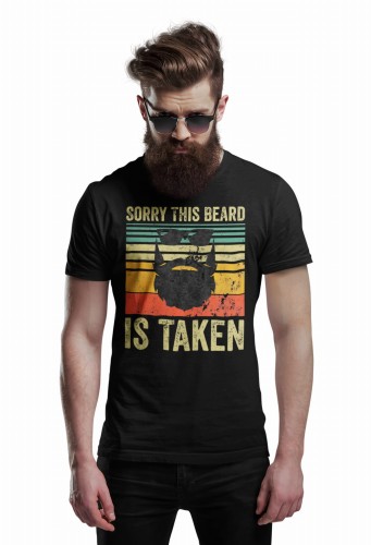 MĘSKA KOSZULKA DLA BRODACZA STYLOWA BRODA ZAJĘTY SORRY THIS BEARD IS TAKEN 