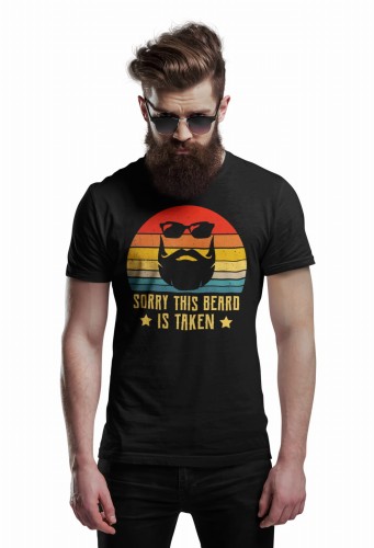 MĘSKA KOSZULKA DLA BRODACZA STYLOWA BRODA SORRY THIS BEARD IS TAKEN 