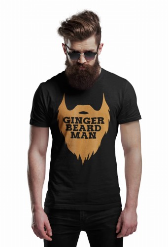 MĘSKA KOSZULKA DLA BRODACZA STYLOWA BRODA RUDOBRODY GINGER BEARD MAN 