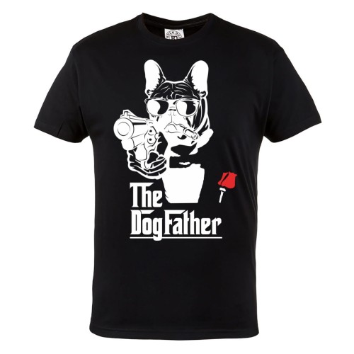 MĘSKA KOSZULKA Z PSEM DLA WIELBICIELA PSÓW PSI TATA THE DOGFATHER BULDOG FRANSUCKI FRENCHIE