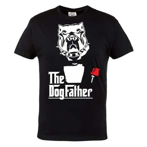 MĘSKA KOSZULKA Z PSEM DLA WIELBICIELA PSÓW PSI TATA THE DOGFATHER PITBULL