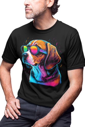 MĘSKA KOSZULKA Z PSEM DLA WIELBICIELA PSÓW PIES BEAGLE