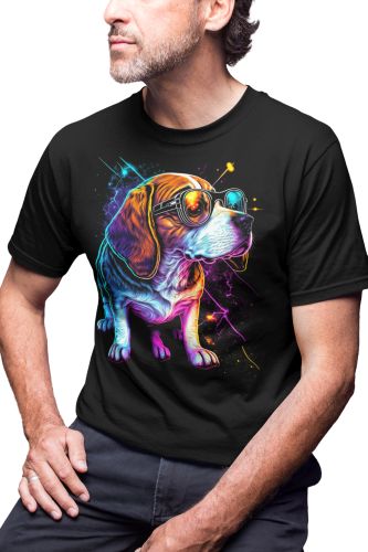 MĘSKA KOSZULKA Z PSEM DLA WIELBICIELA PSÓW PIES BEAGLE