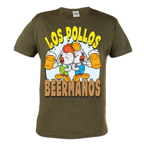 KOSZULKA ŚMIESZNE LOS POLLOS BEERMANOS 4