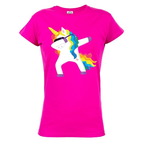 KOSZULKA DAMSKA Z JEDNOROŻCEM UNICORN DABBING JEDNOROŻEC 03 1