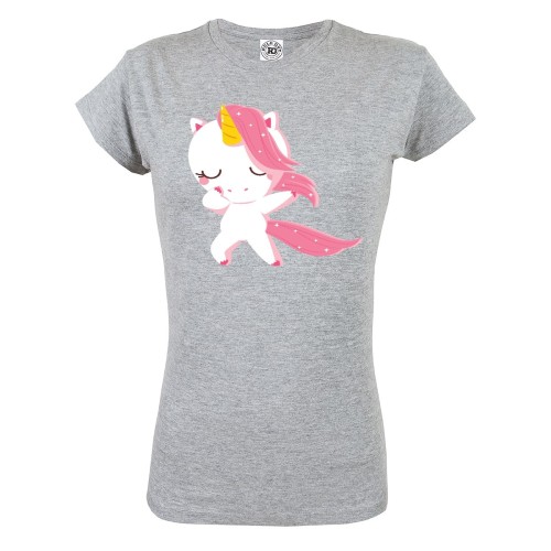 KOSZULKA DAMSKA Z JEDNOROŻCEM UNICORN DABBING RÓŻOWY JEDNOROŻEC 1