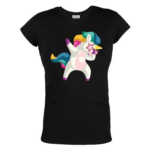 KOSZULKA DAMSKA Z JEDNOROŻCEM UNICORN DABBING UROCZY JEDNOROŻEC