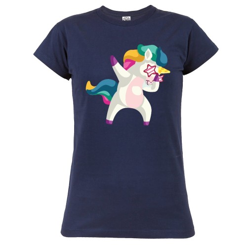 KOSZULKA DAMSKA Z JEDNOROŻCEM UNICORN DABBING UROCZY JEDNOROŻEC