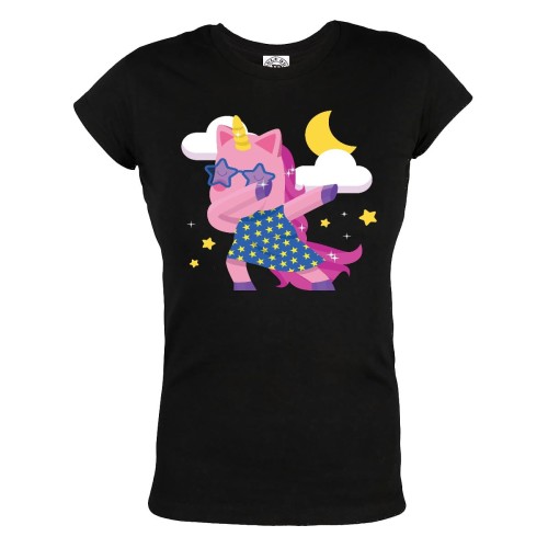 KOSZULKA DAMSKA Z JEDNOROŻCEM UNICORN DABBING JEDNOROŻEC KSIĘŻYC 1