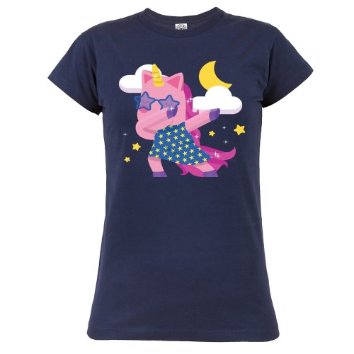 KOSZULKA DAMSKA Z JEDNOROŻCEM UNICORN DABBING JEDNOROŻEC KSIĘŻYC