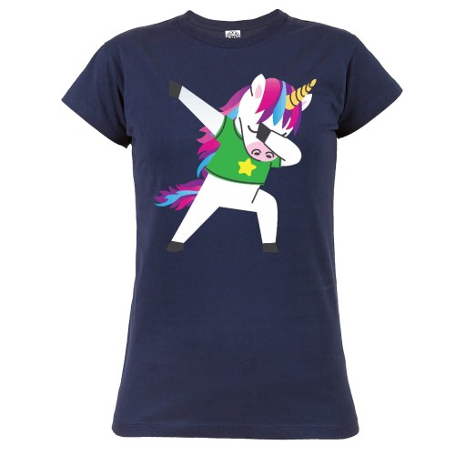 KOSZULKA DAMSKA Z JEDNOROŻCEM UNICORN DABBING JEDNOROŻEC W KOSZULCE