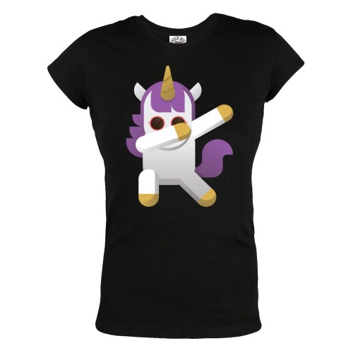 KOSZULKA DAMSKA Z JEDNOROŻCEM UNICORN DABBING JEDNOROŻEC W OKULARACH LENONKACH 1