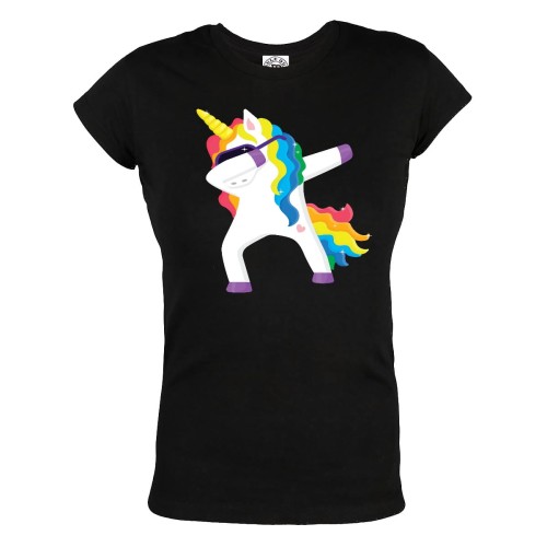 KOSZULKA DAMSKA Z JEDNOROŻCEM UNICORN DABBING JEDNOROŻEC 18 1
