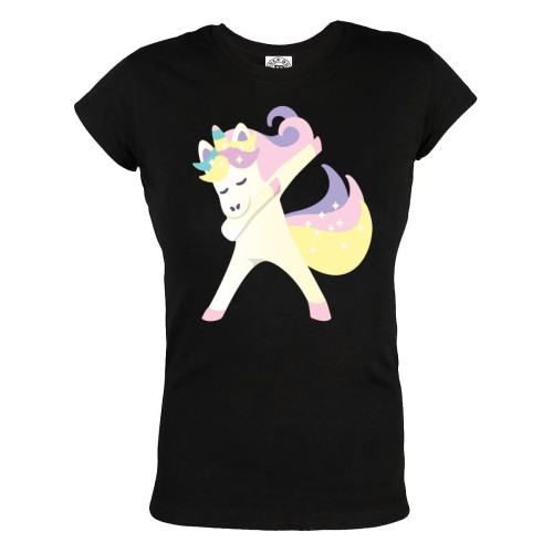 KOSZULKA DAMSKA Z JEDNOROŻCEM CUTE UNICORN DABBING JEDNOROŻEC 1