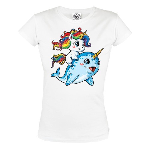 KOSZULKA DAMSKA Z JEDNOROŻCEM UNICORN DABBING JEDNOROŻEC 34