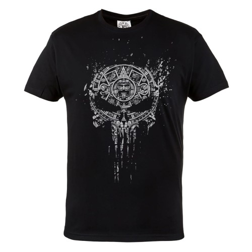 KOSZULKA FILMOWA MARVEL PUNISHER FRANK CASTLE CZASZKA SYMBOL AZTECKI WZÓR AZTEC 1