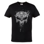 KOSZULKA FILMOWA MARVEL PUNISHER FRANK CASTLE CZASZKA SYMBOL AZTECKI WZÓR AZTEC