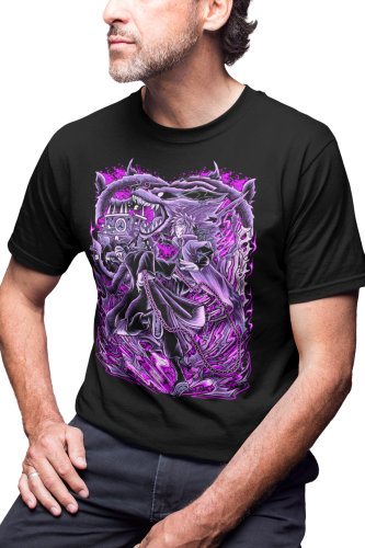 MĘSKA KOSZULKA DLA FANA NARUTO NINJA SHONEN MANGA ANIME 