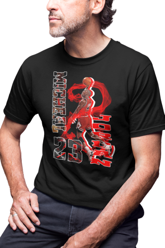 KOSZULKA DLA KOSZYKARZA KOSZYKÓWKA SPORT GWIAZDY KOSZYKÓWKI NBA MICHAEL JORDAN BYKI